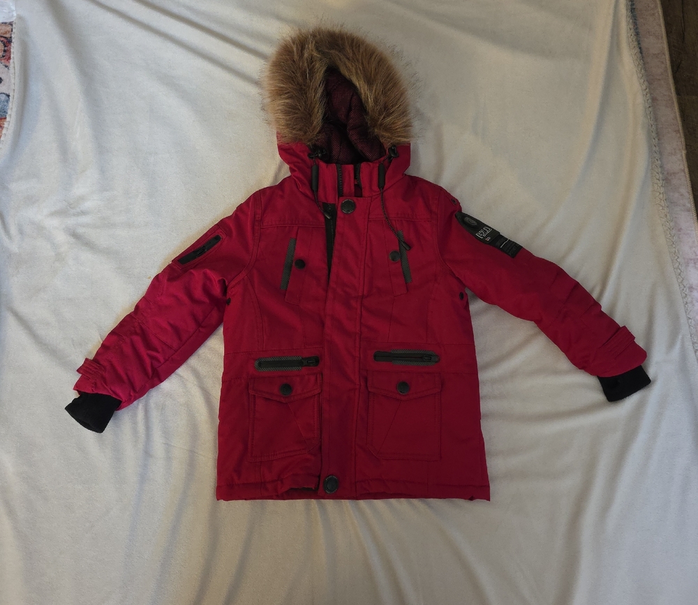 Point Zero Red Parka Jacket